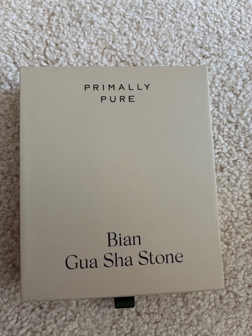 Primally Pure Bian Gua Sha Stone - Natural Cream